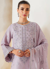 Alizeh Luxe Embroidered Raw Silk 3 Piece Unstitched Suit AF24LRS AF-RS-02-BERRY